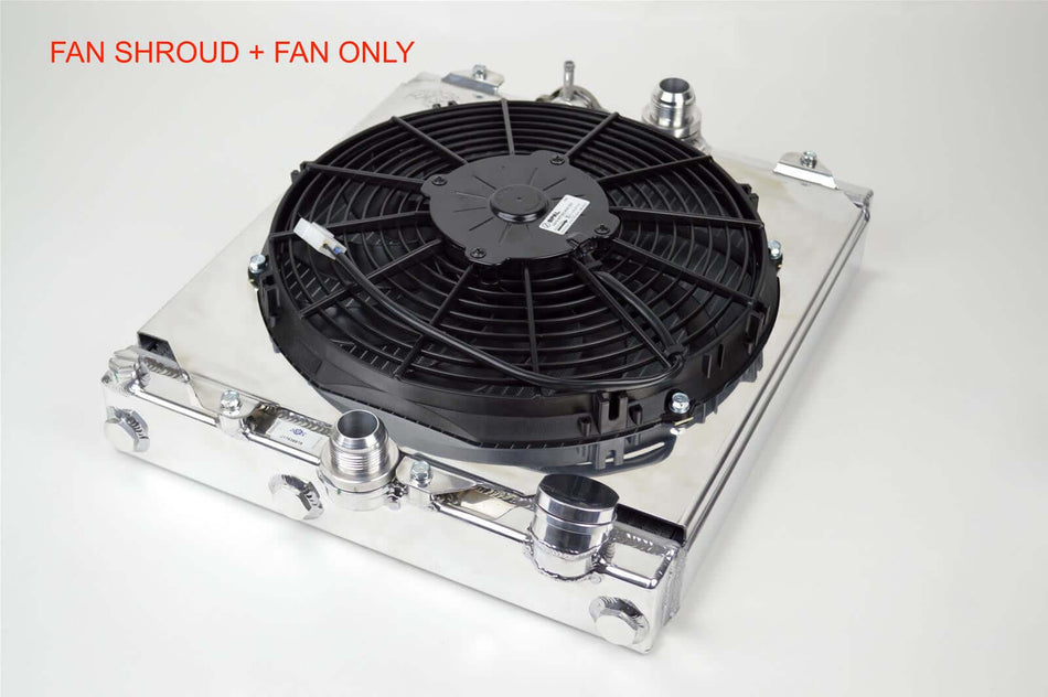 CSF 92-00 Civic All-Aluminum Fan Shroud w/ 12-inch SPAL fan - $229.00