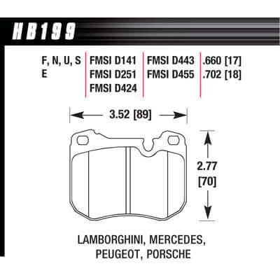 Porsche 944 - Blue 9012 Compound Brake Pads - $180.89