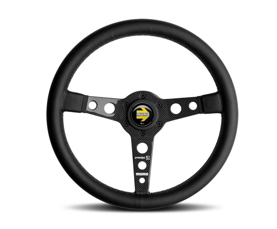 MOMO Prototipo 6C Steering Wheel Carbon Fiber Spokes - $359.10