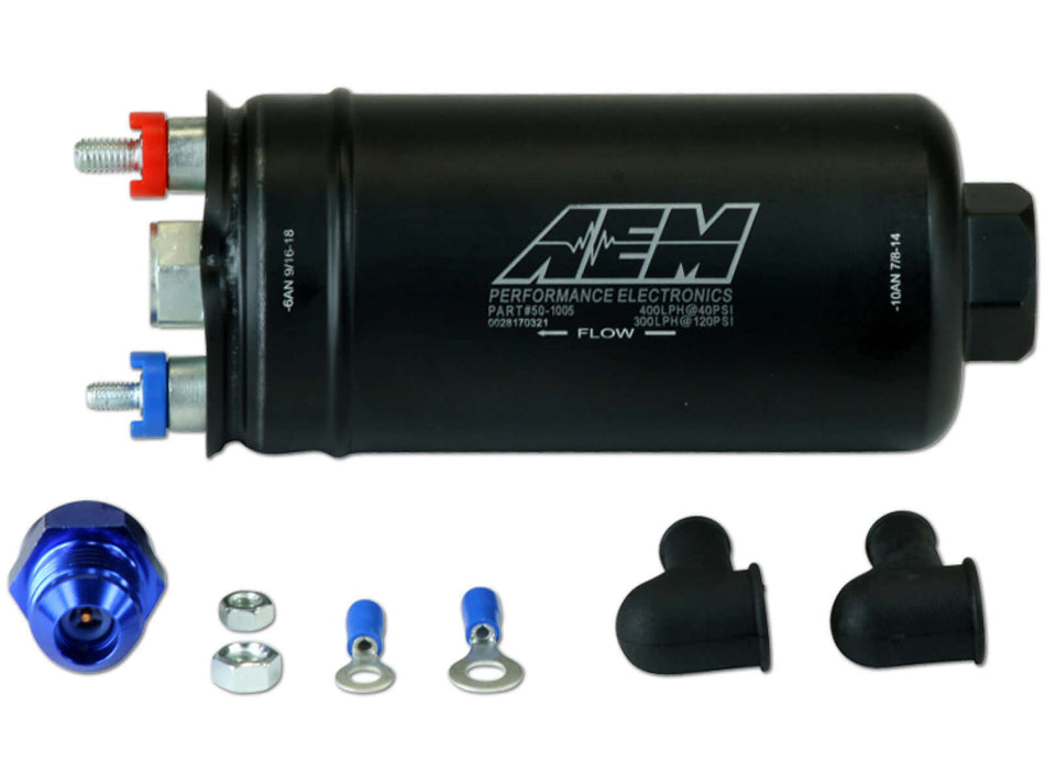 AEM 400LPH Inline High Flow Fuel Pump - $174.95