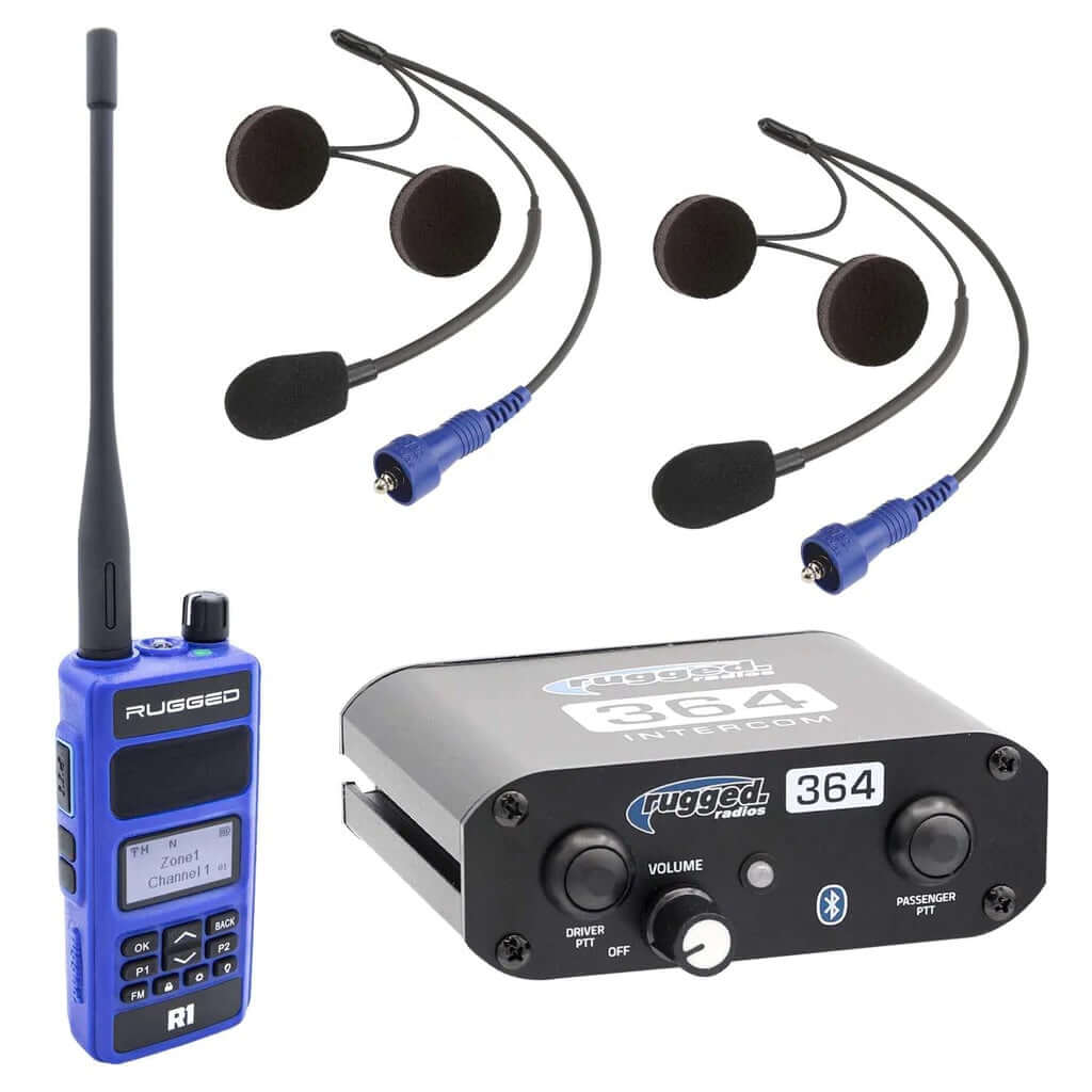Intercom Kit / Bluetooth w/Helmet Kits R1 Radio