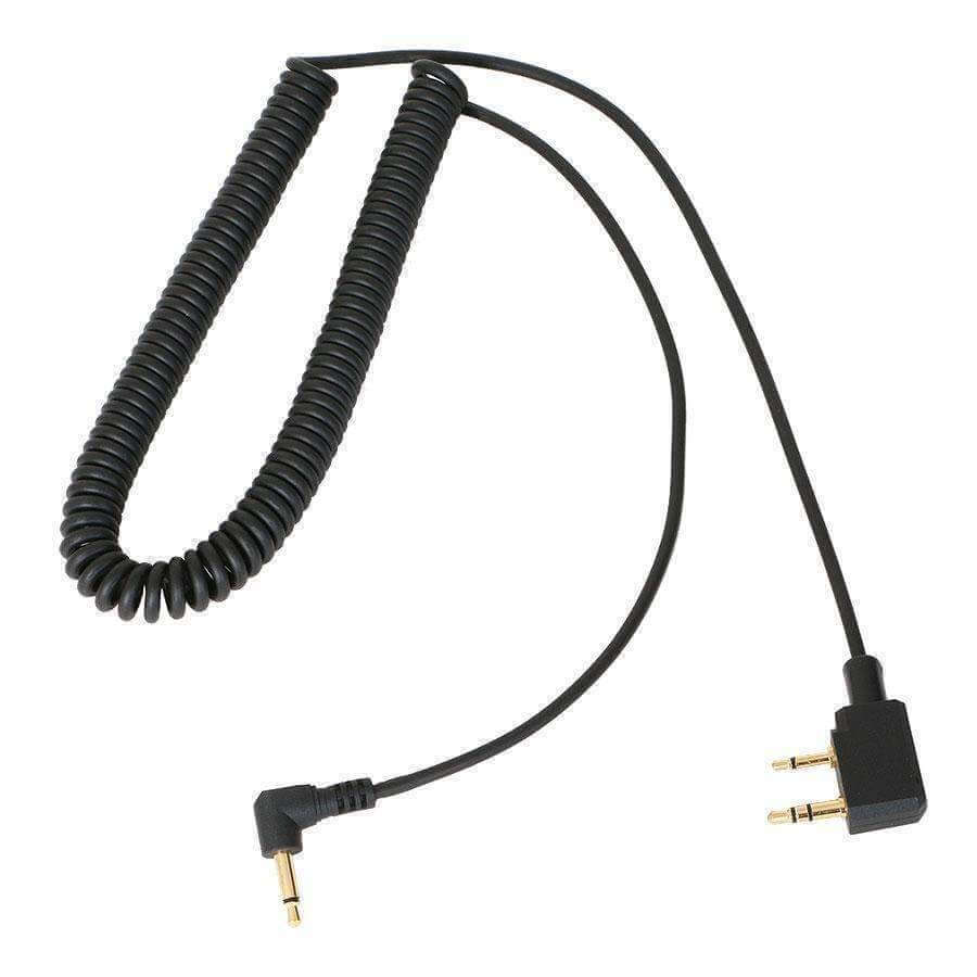 Cord Coiled Headset to Radio Rugged Kentwood - Listen-Only - $40.94