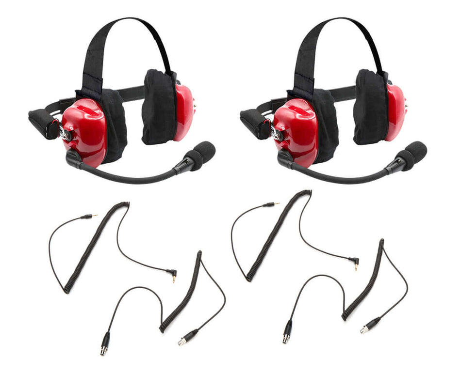 Headset Track Talk Red Linkable Intercom 2 Pack - $349.99