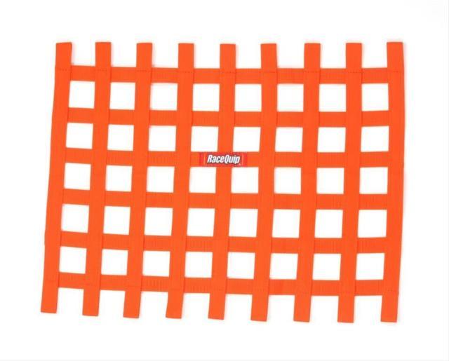 Ribbon Window Net Orange Non-SFI 18in x 24in - $29.99