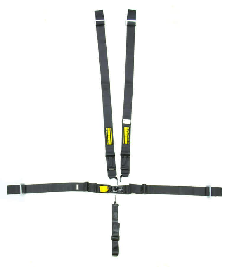 5pt Harness System SFI LatchLink Black 3in Shld