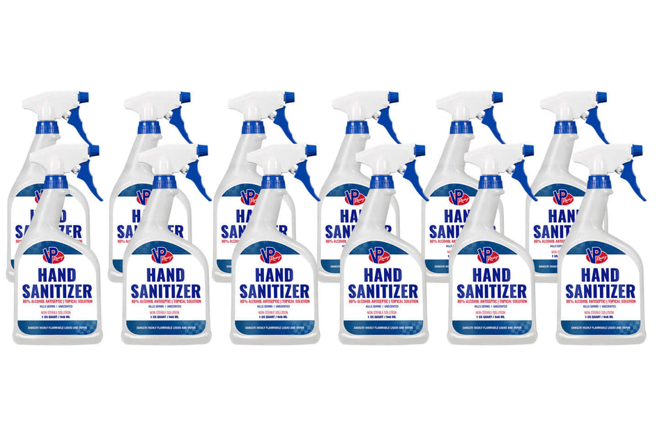 Hand Sanitizer 80% Alcohol 32oz (Case 12)