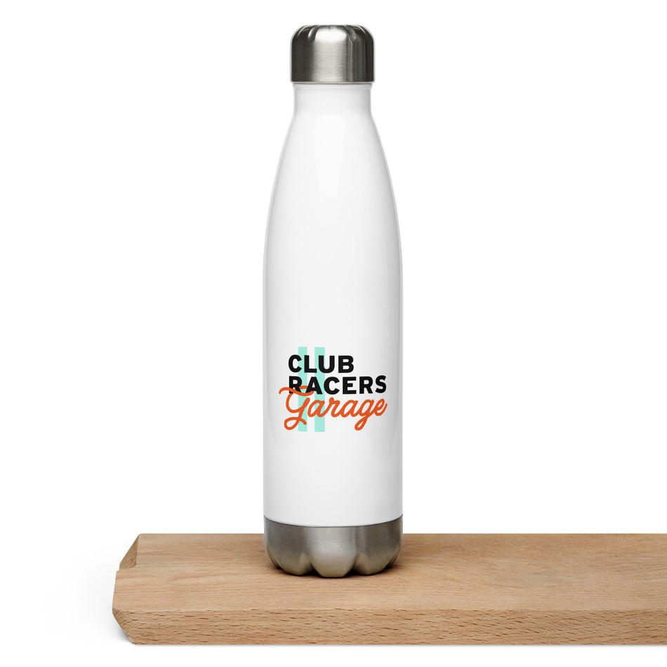 Club Racers Garage Stainless Steel Water Bottle